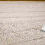 This is a photo of a carpet steam cleaner cleaning a cream carpet works carried out by St Paul's Cray Carpet Cleaning