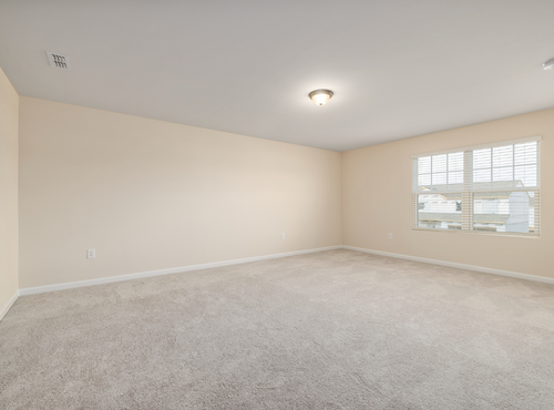 This is a photo of an empty room with cream carpets works carried out by St Paul's Cray Carpet Cleaning